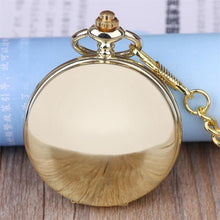 Load image into Gallery viewer, Black Steel Mechanical Pocket Watch