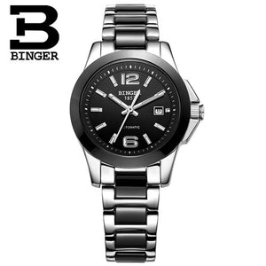 BINGER Mechanical Ceramic Women's WatcheS