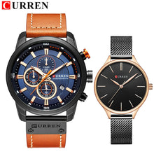 Load image into Gallery viewer, Curren 2PCS Lovers Set Watches