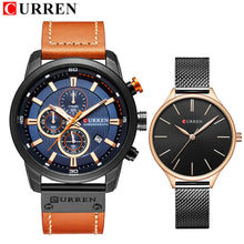 Load image into Gallery viewer, Curren 2PCS Lovers Set Watches