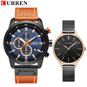 Curren 2PCS Lovers Set Watches