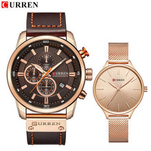 Load image into Gallery viewer, Curren 2PCS Lovers Set Watches