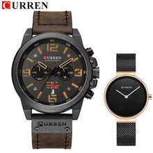 Load image into Gallery viewer, Curren 2PCS Lovers Set Watches