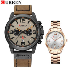 Load image into Gallery viewer, Curren 2PCS Lovers Set Watches