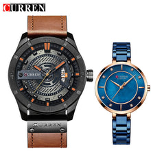 Load image into Gallery viewer, Curren 2PCS Lovers Set Watches